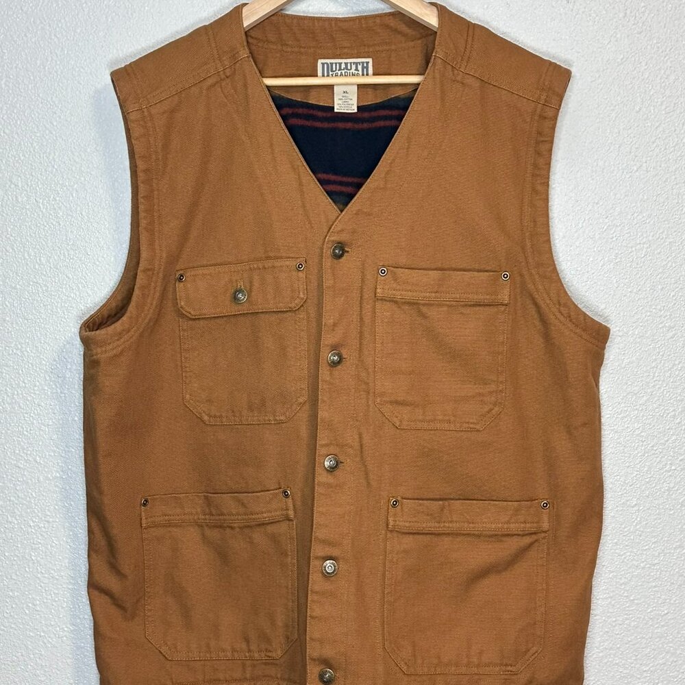 Duluth Rugged Casual Fire Hose Field Vest Lined- Men's XL